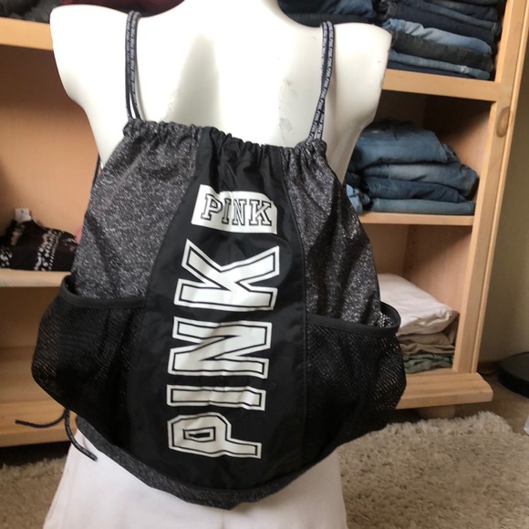 Drawstring pink bag